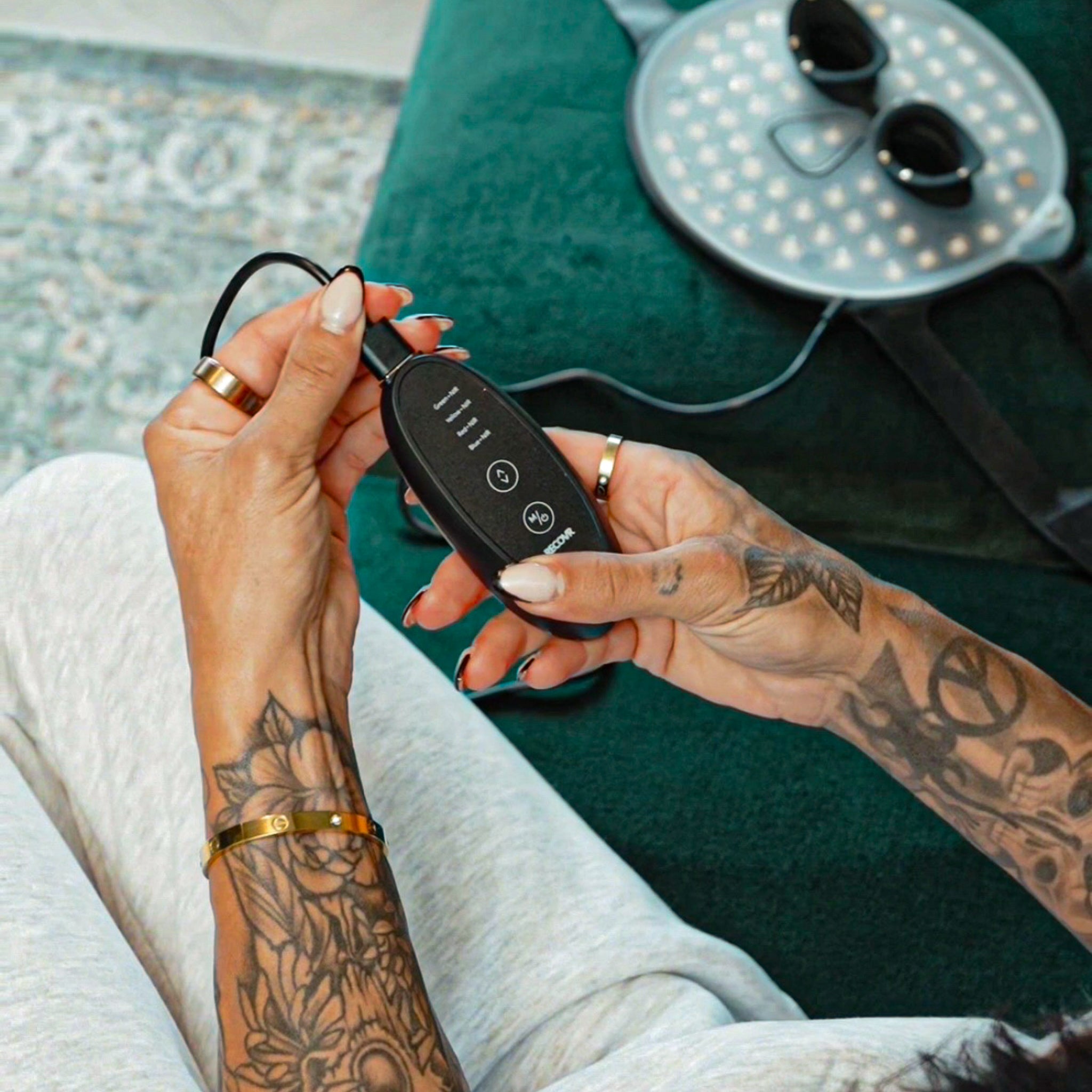 RECOVR Therapy | LED Light Therapy Face Mask for Daily Use